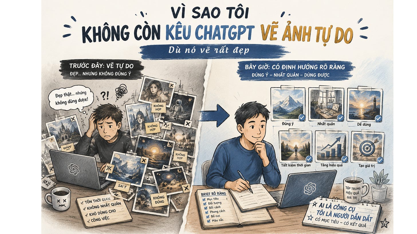 Vì sao tôi không còn kêu ChatGPT vẽ ảnh tự do nữa dù nó vẽ rất đẹp